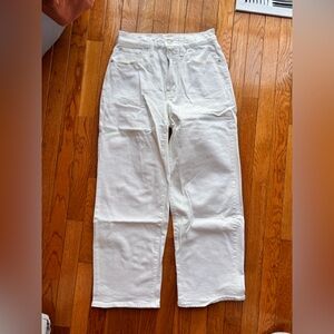 Madewell Cream Denim Jeans